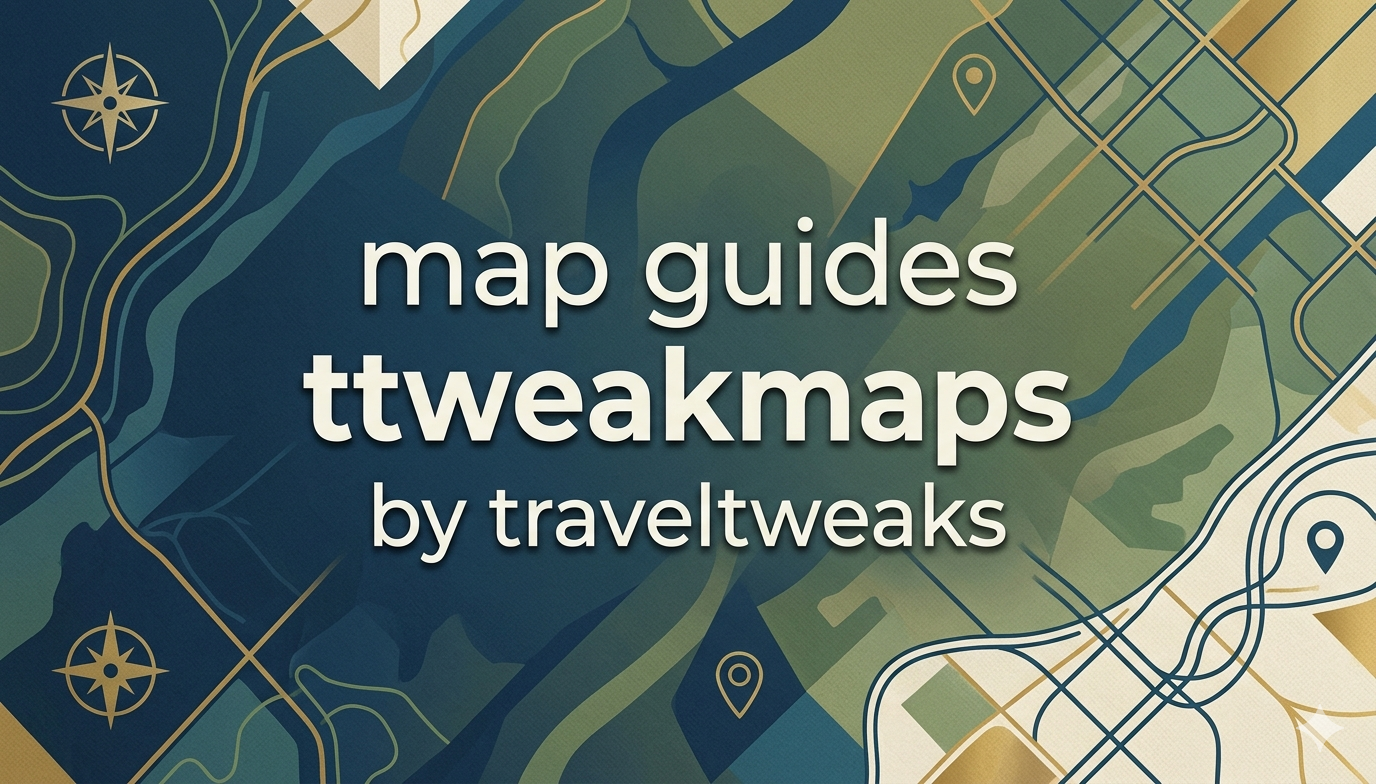 map guides ttweakmaps by traveltweaks – A Complete Guide to Modern Travel Mapping and Personalized Navigation