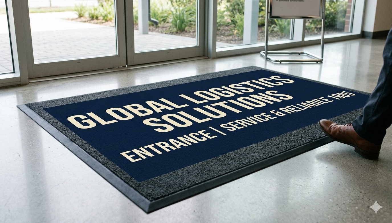 How Branded Floor Mats Enhance Business Image and Customer Experience
