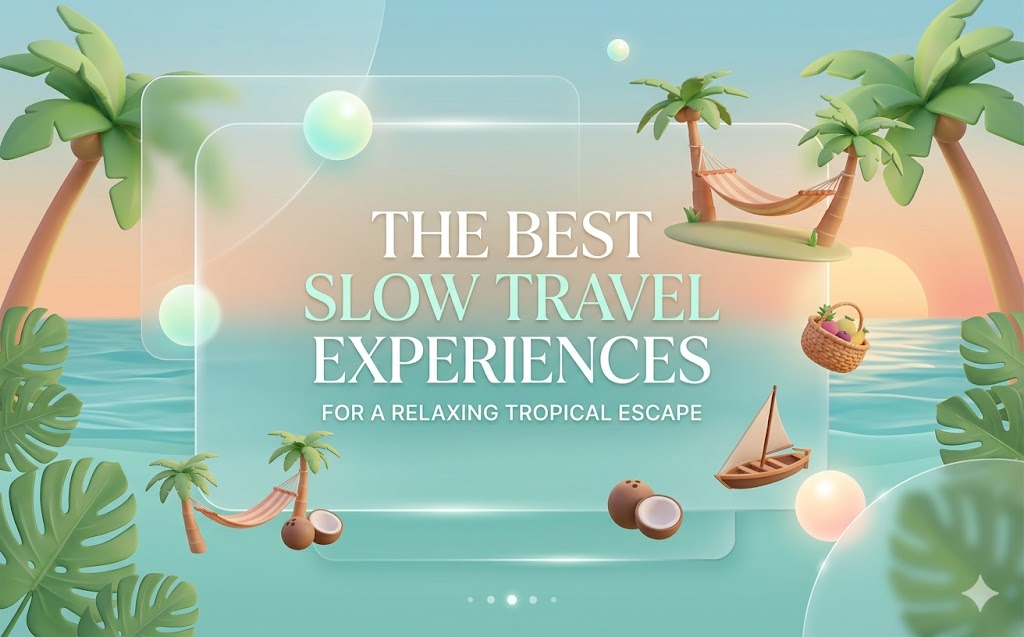 The best slow travel experiences for a relaxing tropical escape