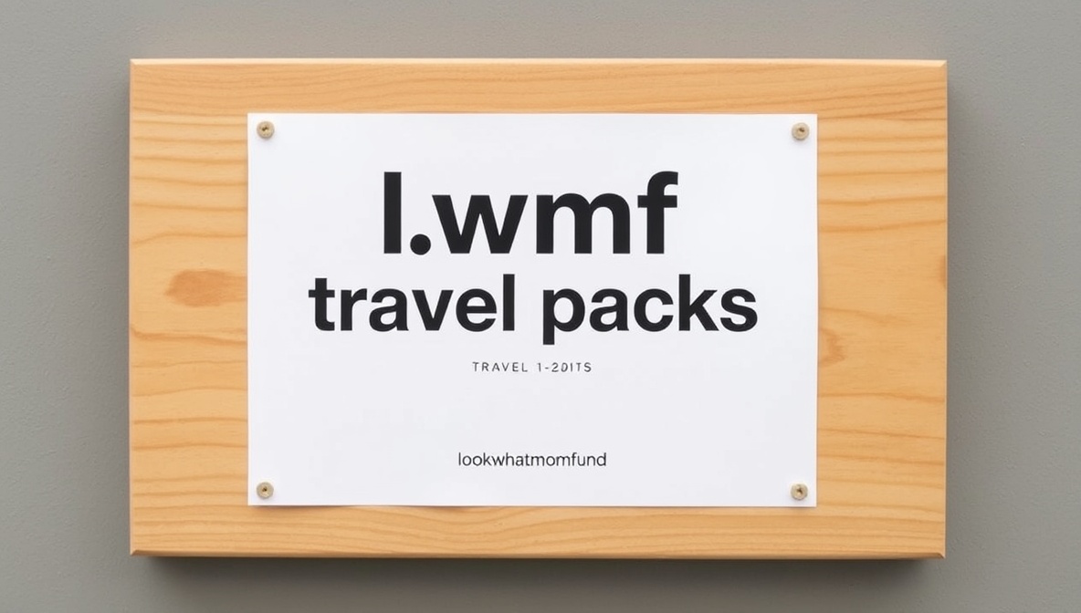 Discover LWMFTravel Packs From LookWhatMomFound